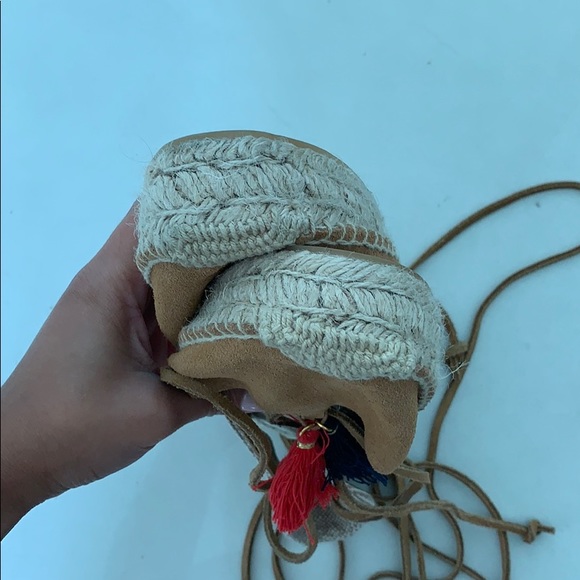 SOLUDOS espadrille camel with tassel - Picture 4 of 7